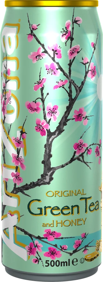 AriZona Green Tea with Honey can