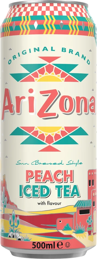 AriZona Peach Iced Tea can