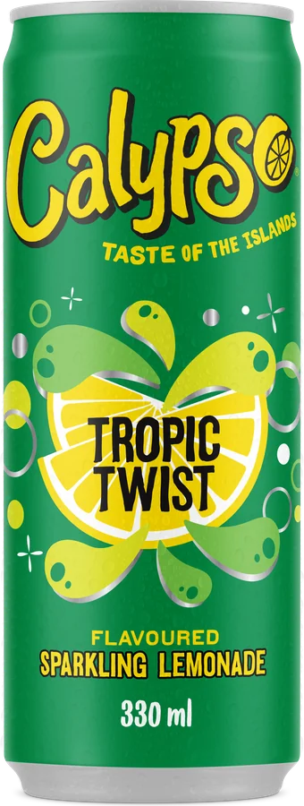 Calypso Tropic Twist sparkling lemonade can