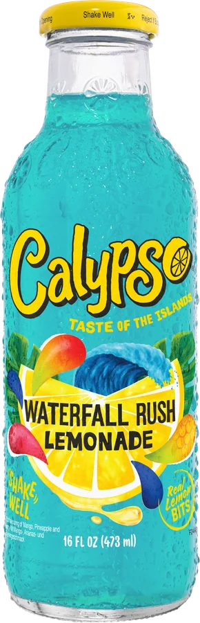 Calypso Waterfall Rush Lemonade bottle