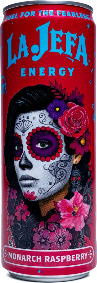 La Jefa Monarch Raspberry 355ml can